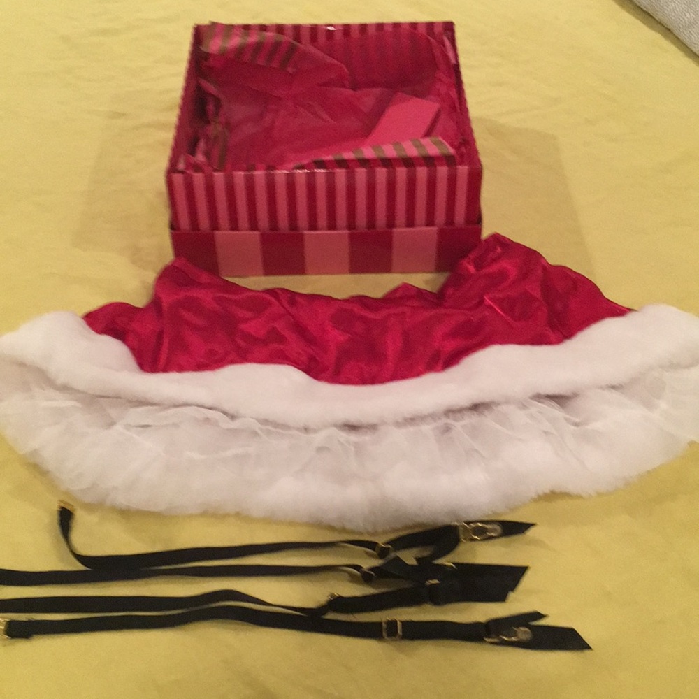Victoria’s Secret Santa lingerie skirt, one size